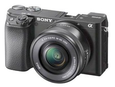 Sony Alpha A6100 Mirrorless Camera with 16-50mm Zoom Lens