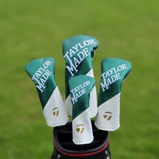 TaylorMade 2024 Season Opener Leather Driver, Wood, Hybrid Head Cover 4pcs Set