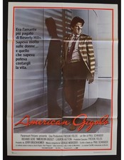 Plakat AMERICAN GIGOLO' Richard Gere Schrader Lauren Hutton A155