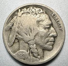 1924-D   BUFFALO NICKEL   NICE DETAIL  BETTER DATE    #1808