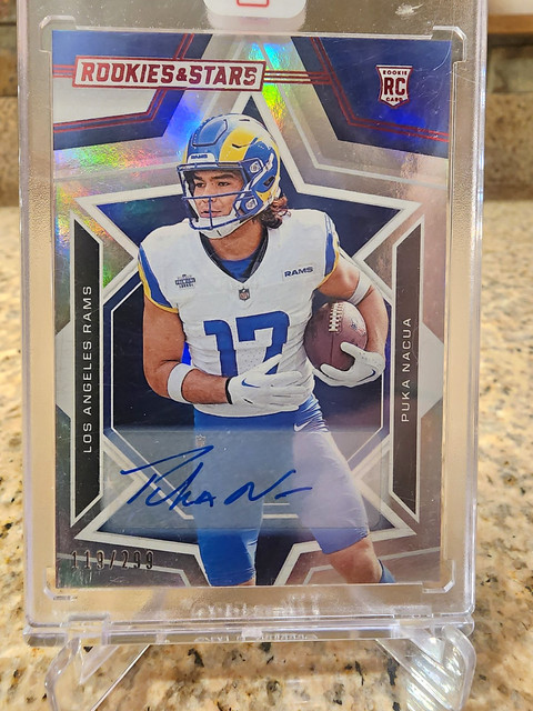2023 Panini Rookies & Stars - Rookies Puka Nacua #158 Longevity Signatures /299