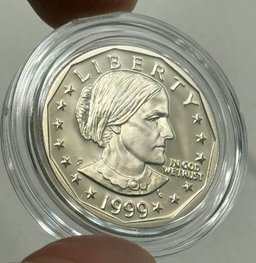 1999 P Proof Susan B. Anthony Dollar w/OGP & COA | eBay