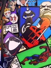 Marvel Comic Corner Wall Plaque 3D printed