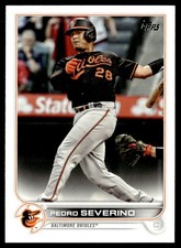 2022 Topps Pedro Severino Baltimore Orioles #72