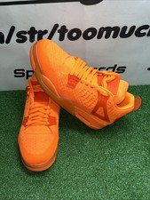 Nike Air Jordan 4 Retro Flyknit Orange Size 7 (AQ3559 800)