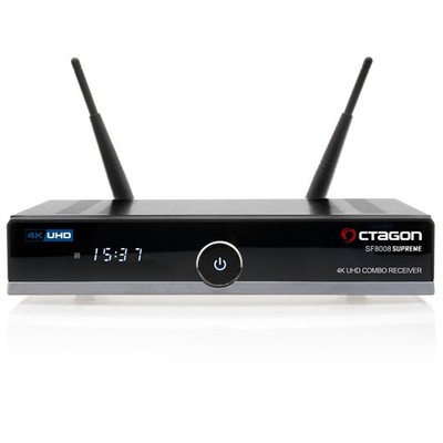 Octagon SF8008 Supreme UHD 4K Combo-Receiver (DVB-S2X & DVB-C/T2)
