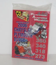 PAW PERFORMANCE AUTOMOTIVE WAREHOUSE 2006 CHRYSLER PLYMOUTH DODGE CATALOG