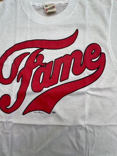 rare 1982 ORGINAL UNUSED OLD RECORD SHOP FAME T SHIRT-COTTON MEDIUM- TS33 - 第 2/6 張圖片