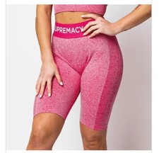 Supremacy Woman Core Cycling Shorts Size M Bright Pink Brand New with Tags