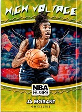 2021-22 Hoops #22 Ja Morant High Voltage