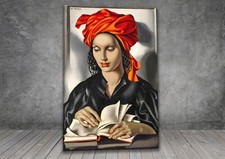 Tamara de Lempicka La Sagesse LEINWAND GEM&Auml;LDE KUNSTDRUCK 1298