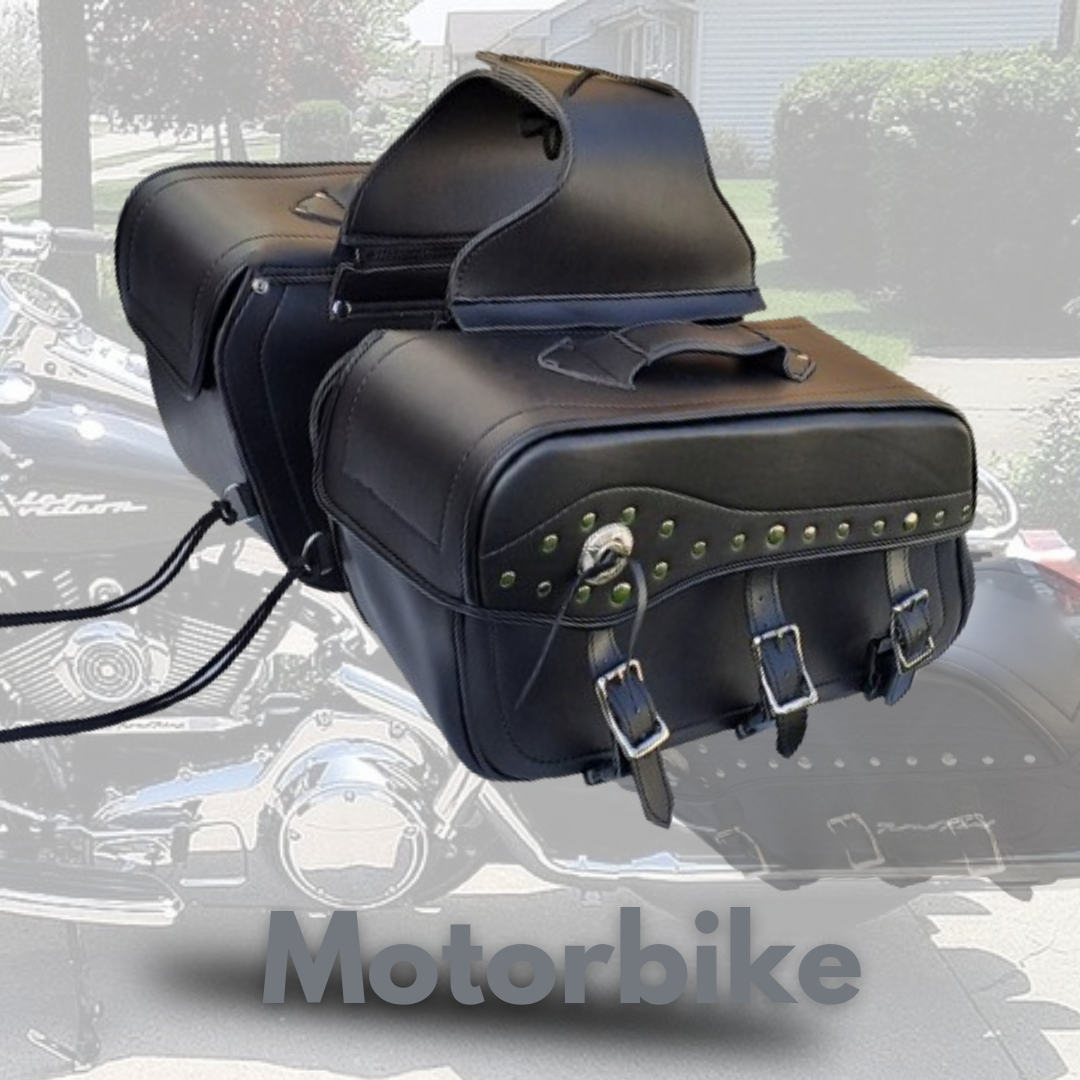 Bike Tribe Motorcycle Motorbike Saddle Bag Two Side Cruiser Pannier Tool Luggage