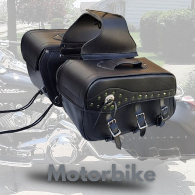 Bike Tribe Motorcycle Motorbike Saddle Bag Two Side Cruiser Pannier Tool Luggage