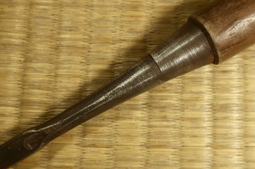 Butt Chisel / Oire Nomi / Japanese Carpentry / Vintage - Picture 10 of 12