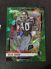 2024 Panini Prizm - Green Ice Prizm #17 Brian Jordan Atlanta Falcons