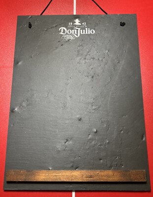 Don Julio 1942 Tequila Slate Menu Board.