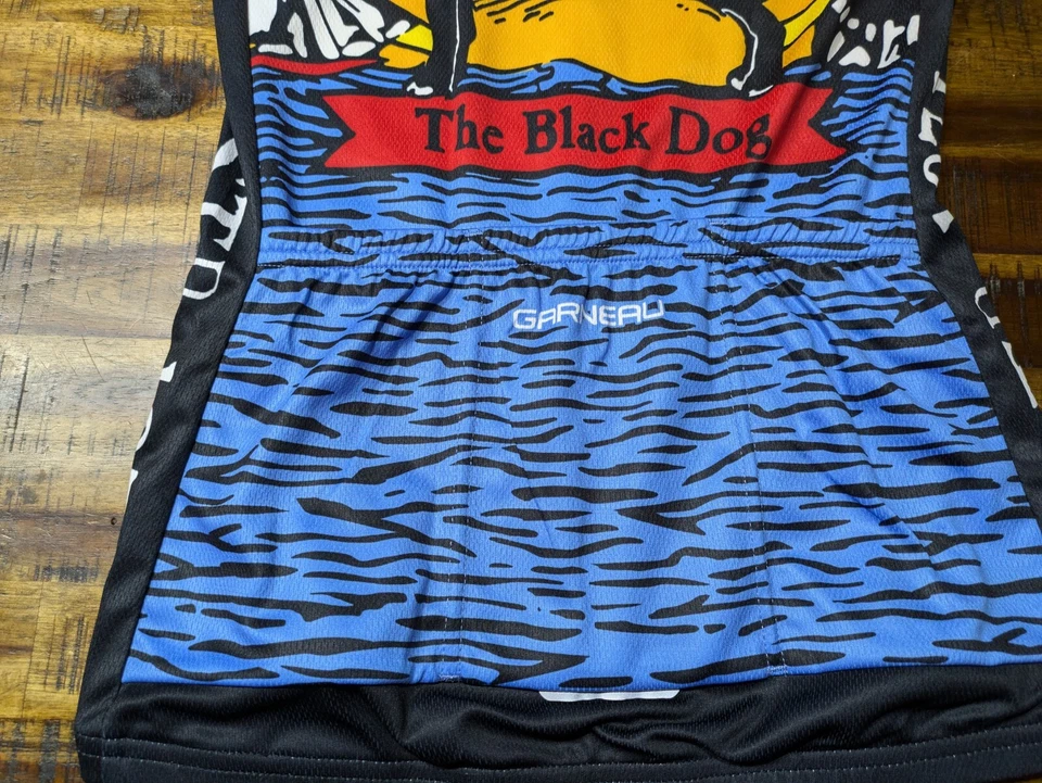 Camisa de ciclismo para mujer Louis Garneau The Black Dog ¡Nueva con etiquetas!! Talla pequeña Foto 4 de 4