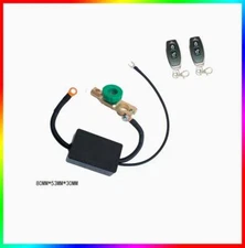 Universal Battery Disconnect Cut Off Isolator Master Switches Remote Control Set