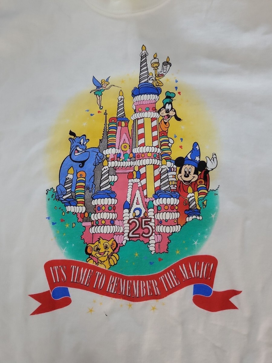 Walt Disney World 25th Anniversary Mickey Mouse T-Shirt for Kids