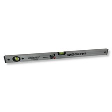 Magnet Wasserwaage 40cm DEWEPRO magnetisch Aluminium Silber eloxiert 2 Libellen