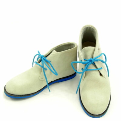 ARMANI JUNIOR Boots Beige ?~ Suede Authentic USED T13461
