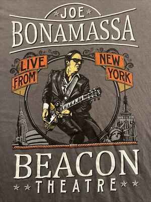 Joe Bonamassa T-Shirt - Live From New York - The Beacon Theatre - Size 2XL