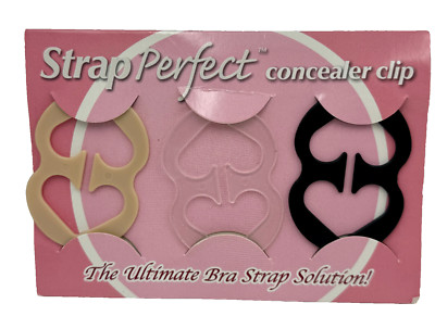 Strap Perfect Concealer Clips The Ultimate Bra Strap Solution Pkg of 3 Full Lift
