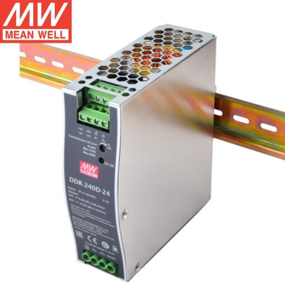 MEANWELL Switching Power Supply DDR-240B/C/D 240W 24/48V DC to DC Rail Type - Image 4 of 4
