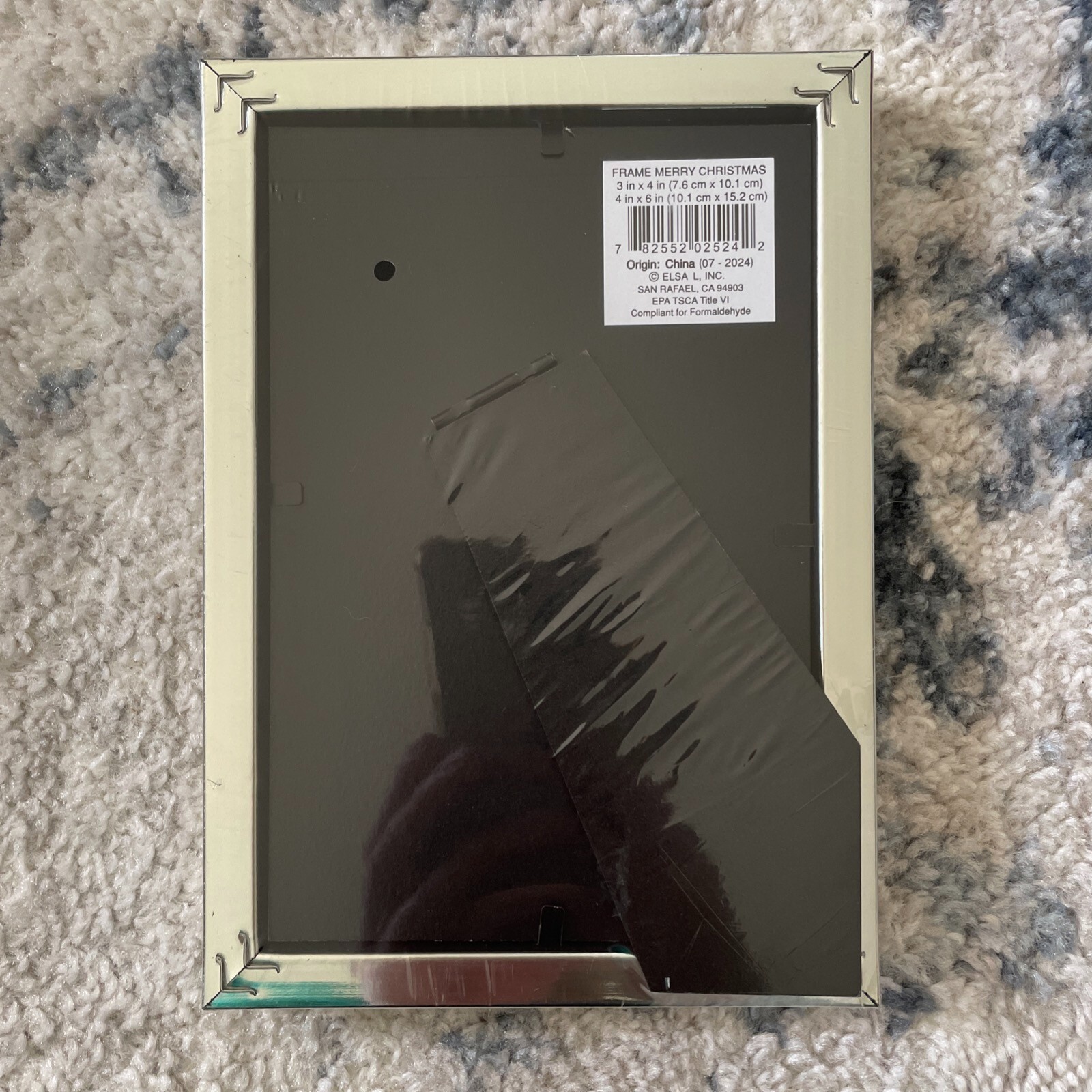 NEW ELSA L 4"x6" Matted to 3"x4" Mat Picture Frame