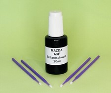 Lackstift MAZDA A3F , Brillantschwarz uni , 20ml + 4 Lacktupfer