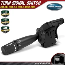 Turn Signal Switch for Dodge Ram 1500 2500 3500 Ram 1500 Classic 2500 w/ 4-Blade