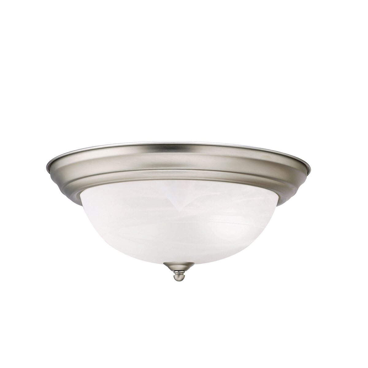 Kichler 8109NI 2-Light Flush Mount in Brushed Nickel
