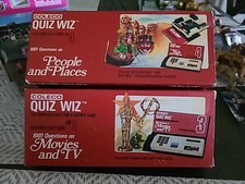VINTAGE NEW COLECO QUIZ WIZ CARTRIDGE/ QUIZ BOOK  5/ 1001 QUESTIONS ON TRIVIA