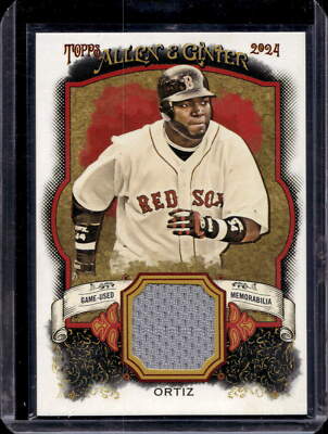 2024 Topps Allen & Ginter #AGR-DO David Ortiz A&G Relics Full Size A