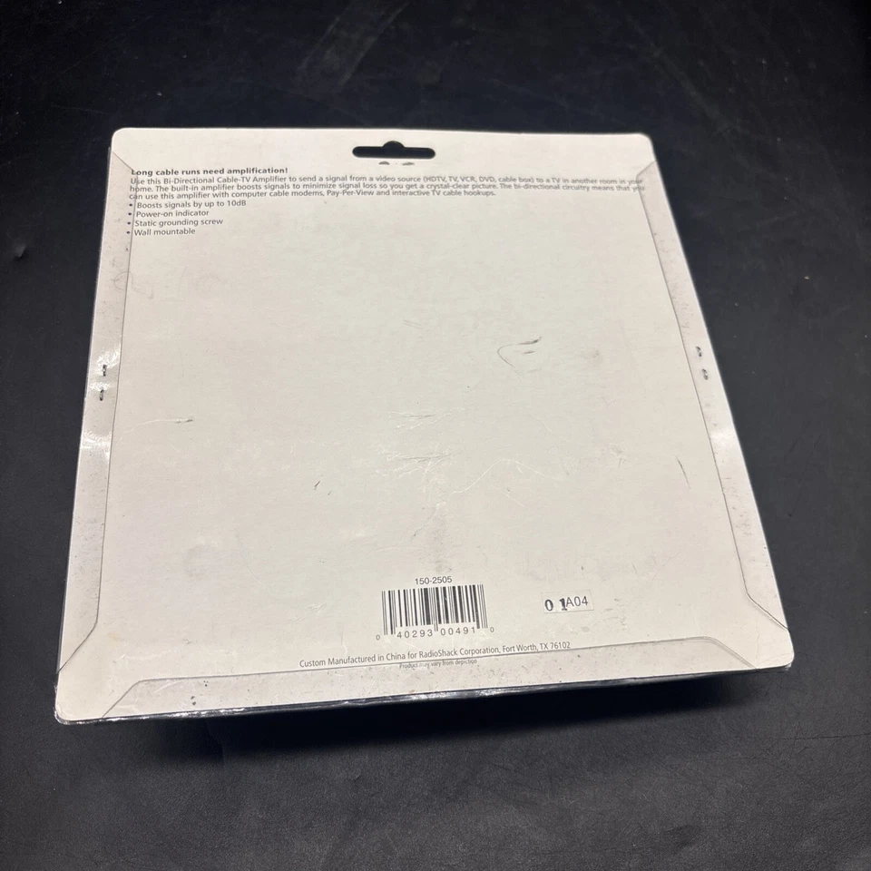 Radio Shack Bi Directional Cable TV Amplifier 15-2506 HDTV Sealed 1-to-4 - Image 4 of 4