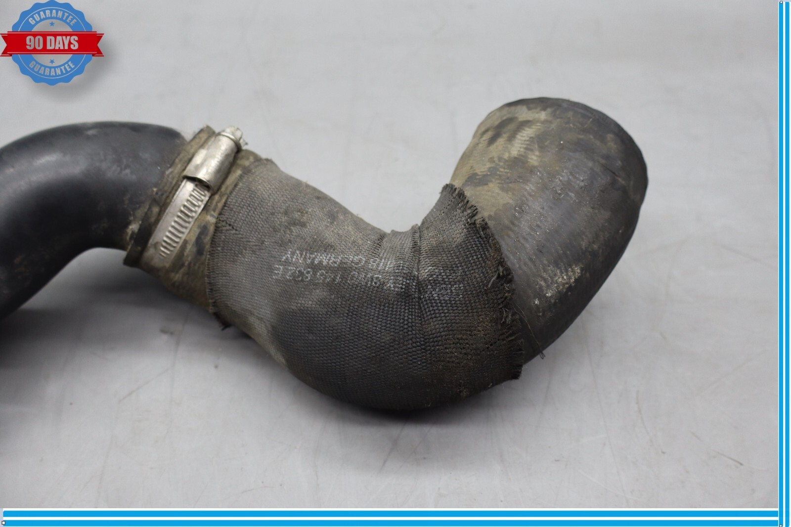 06-12 Bentley Continental Right Side Intercooler Hose Pipe 3W0145832E Black Oem