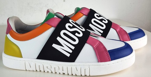MOSCHINO Sneakers Logoband Damen Designer Schuhe Low Top Womens Sneaker Gr37 NEU - Bild 10 von 17