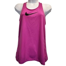 Nike Dri-Fit Women`s Pink Tank Top Size S Athletic Activewear Sport Racerback