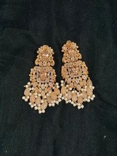 Beautiful Bridal Asian/Indian/Pakistani Jewelry/long earrings/fashion