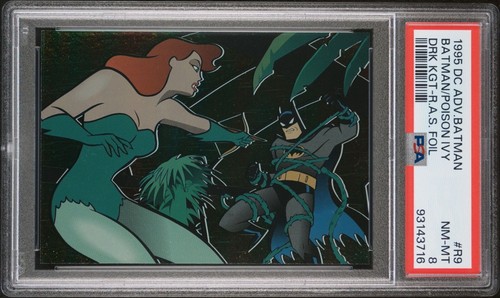 1995 Skybox Adventures of Batman & Robin - RAS Foil R9 Poison Ivy - PSA 8 NM-MT - Picture 3 of 4