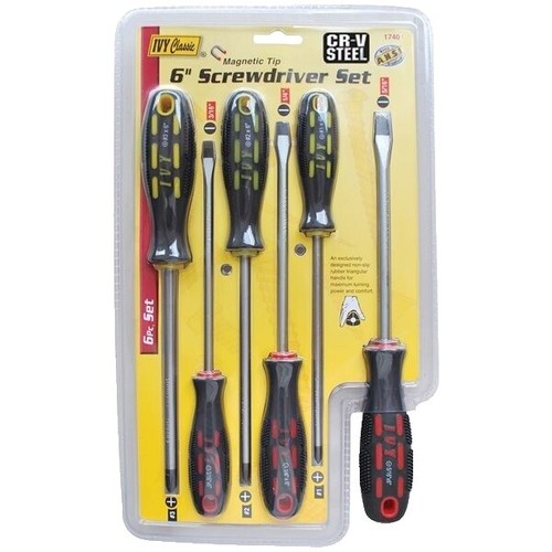 SWANLAKE 11PCS Magnetic Screwdriver Set with Comfortable Grip for