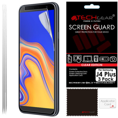 Pack of TECHGEAR CLEAR Screen Protector Covers For
