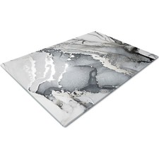 Glass Chopping Cutting Cutting Board Work Top Saver Large Grey  Black