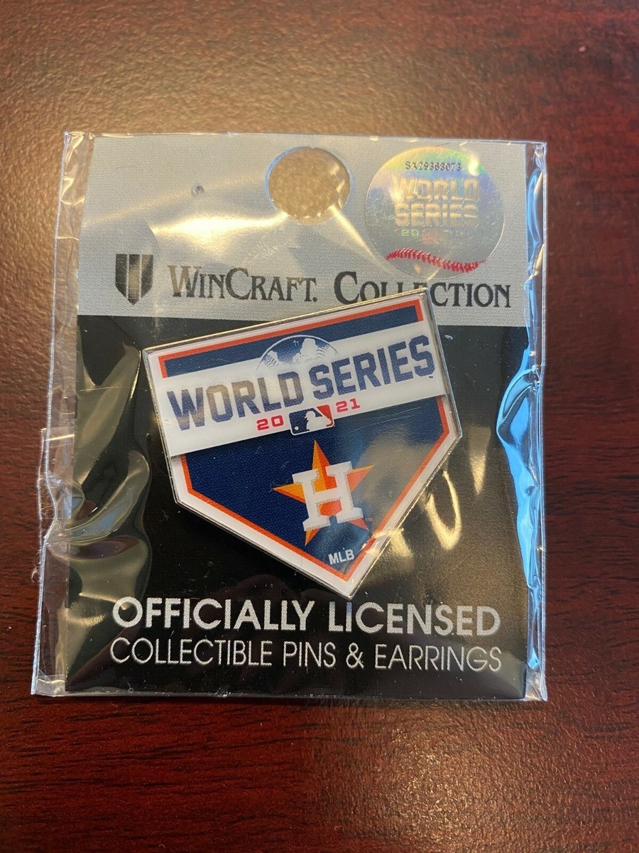 Houston Astros 2021 World Series Commemorative Lapel Pin Wincraft Home  Plate NEW
