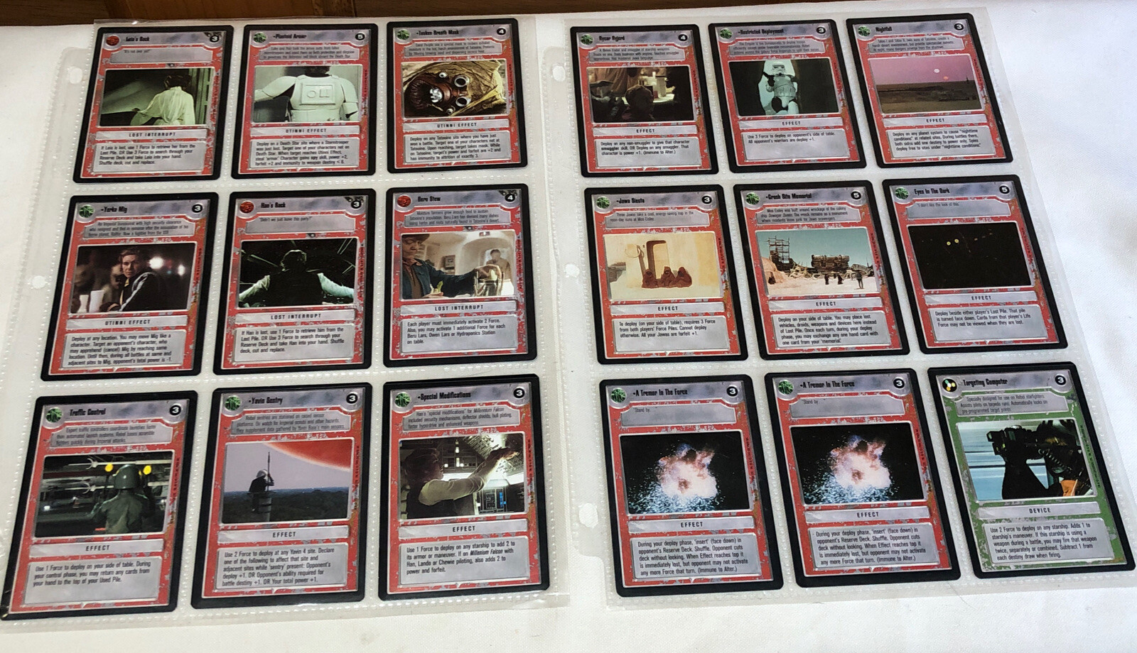 1995 Star Wars CCG Cards A Collector's A lot Of (210) Card See Picture