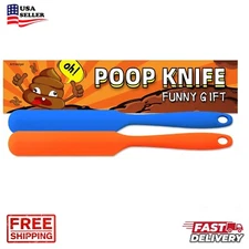 Artreeiger 2 Pack Poop Knife, Silicone Poop Cutter Knife Prank Practical Joke