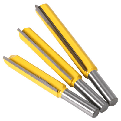 Straight Router Bit 8mm Shank Extra Length Cut Tenon Cutter Flush Trim Router