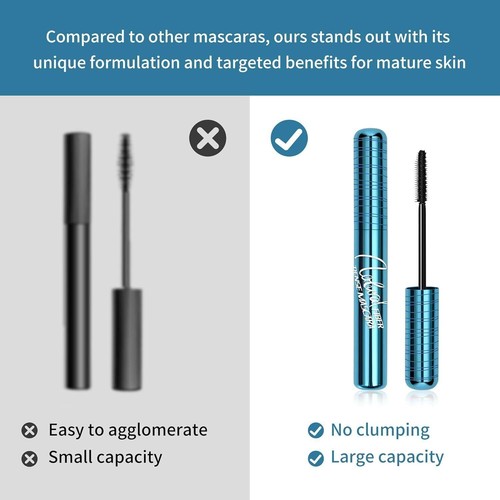 2 Pack Lash Volumizing Mascara for Older Women, Seniors with Thinning - Picture 6 of 6