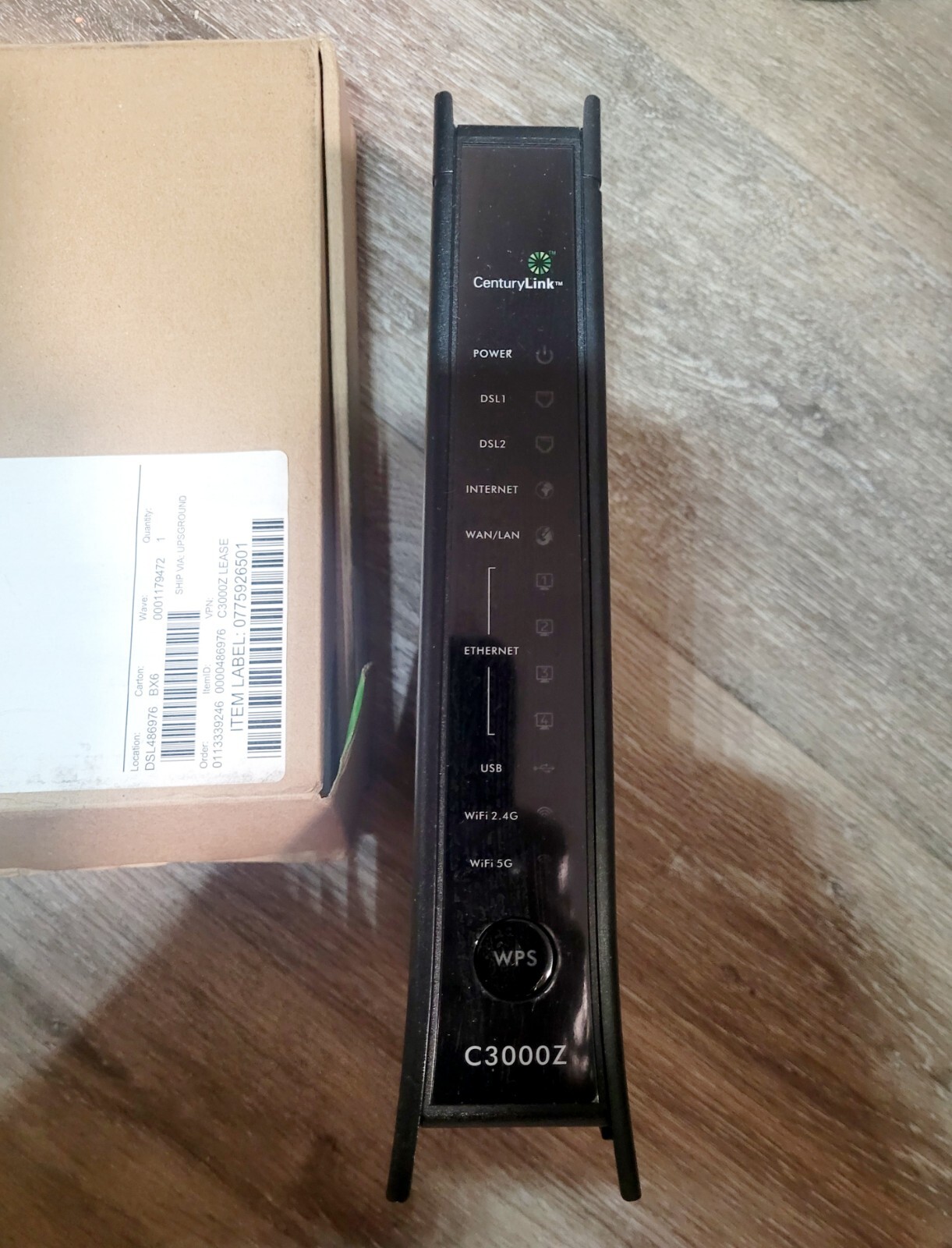 CenturyLink ZyXEL C3000Z DSL Modem Wireless Router eBay