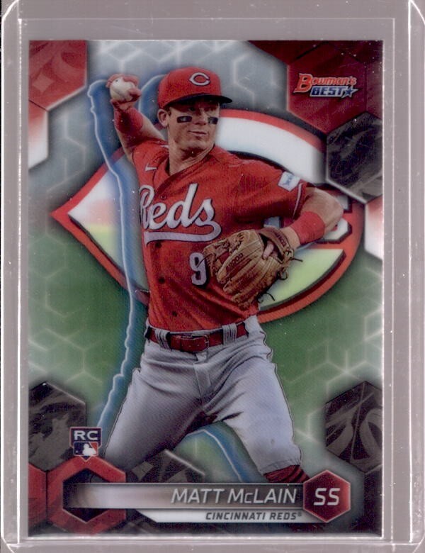 MATT McLAIN 2023 Bowman's Best #39 Refractor Rookie RC B